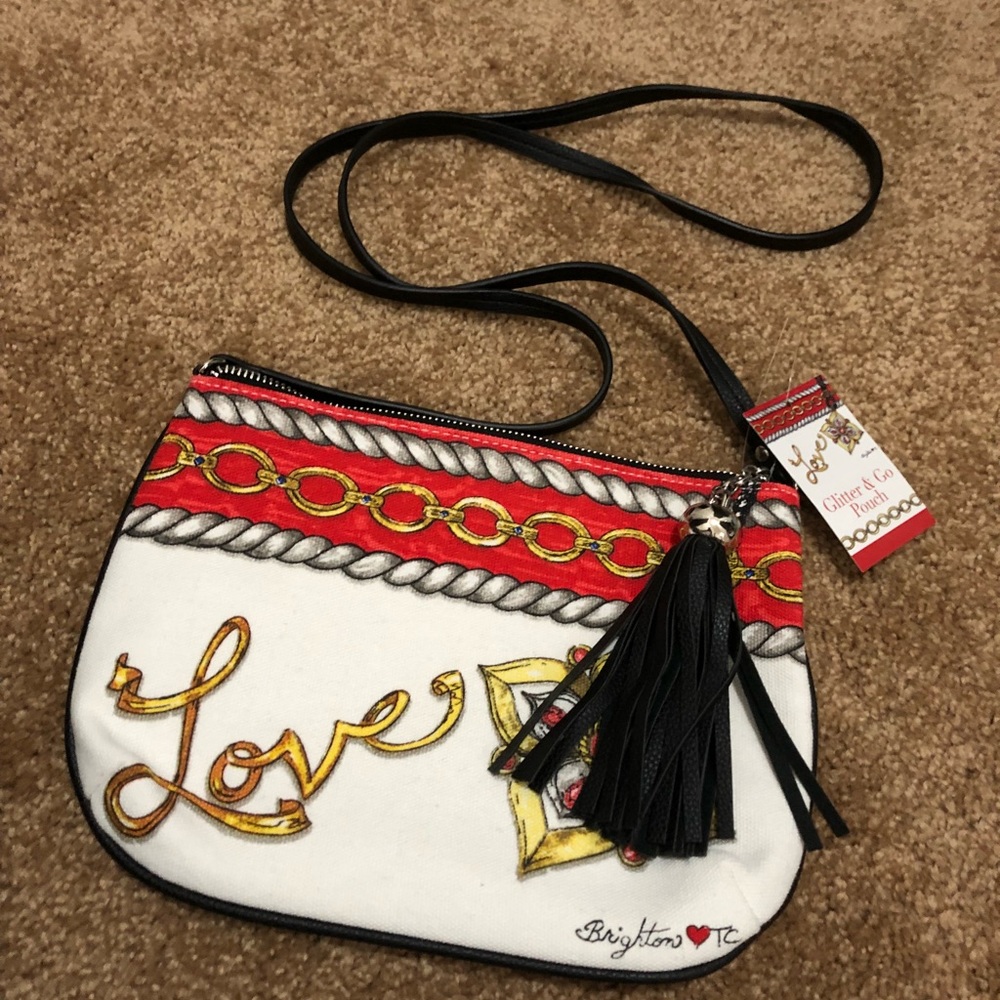 Brighton Glitter & Go Pouch/Crossbody NWT